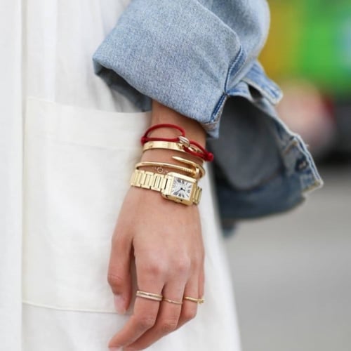 اسواره ترينيتي خيط - عنابي