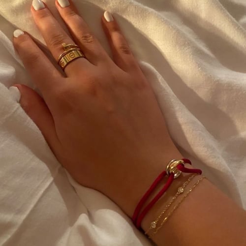 اسواره ترينيتي خيط - عنابي