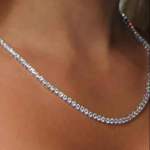 عقد التنس 3mm : سلڤر