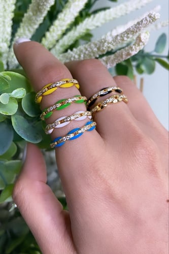 خاتم نيون : اصفر