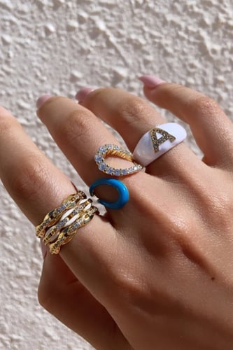 خاتم الموجه : تركواز