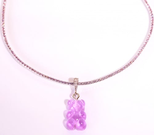 سلسال زركون سلڤر موف تيدي بير : موف