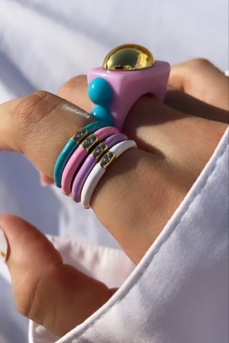 خاتم زركون نحيف قولد : بنك