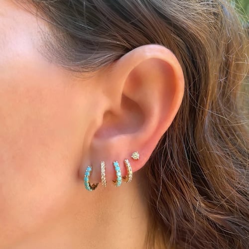 حلق تنس هاف زركون هاف فيزوز : سلڤر