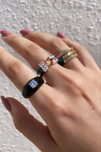 خاتم زركون : اصفر