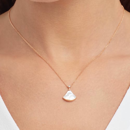 سلسال ديفاز دريم روز قولد - حجر صدف