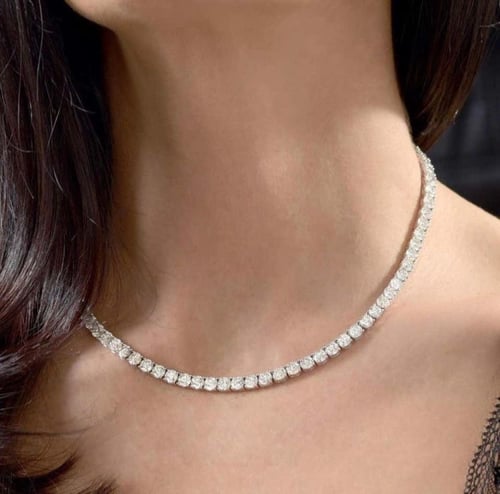 عقد التنس 4mm : سلڤر