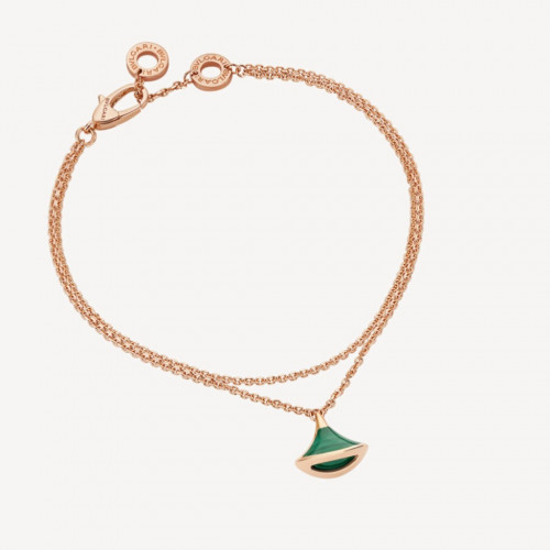 اسوارة ديفاز دريم روز قولد - حجر مالاكيت