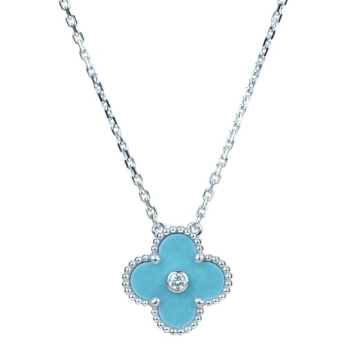 سلسال ڤينتاج ألامبرا سلڤر : حجر سيلادون جرين