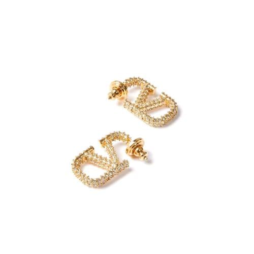 حلق V فل زركون ميني : قولد