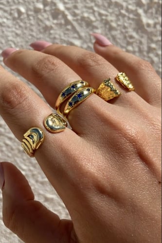 خاتم حجر الذهب