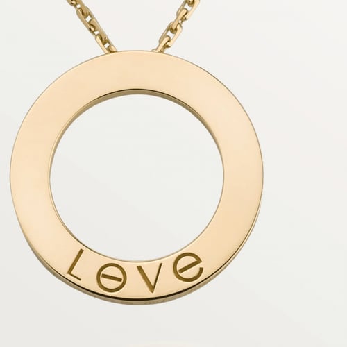 سلسال LOVE هاف زركون - قولد