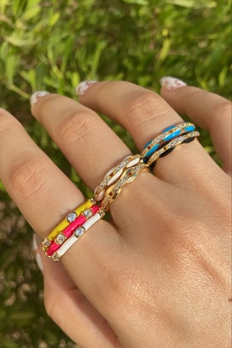 خاتم نيون : ازرق