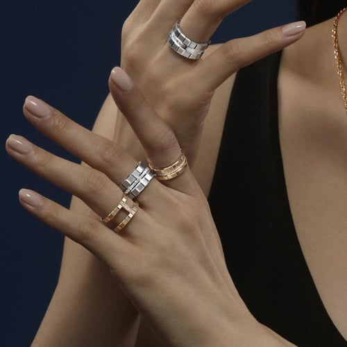 خاتم ice cubes دورين - سلڤر