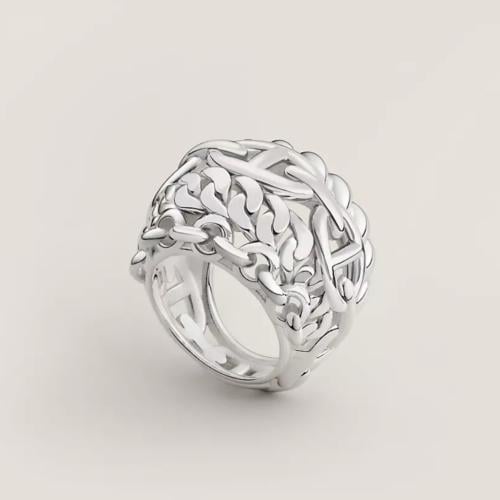 خاتم H عريض : سلڤر