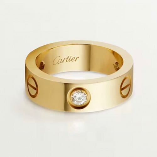 خاتم love هاف زركون : قولد