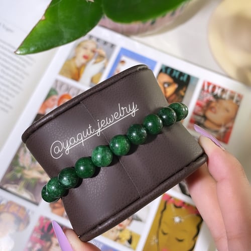 اسواره الاحجار الكريمة سلڤر : حجر اخضر