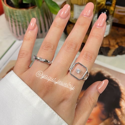 خاتم حجر الزركون : سلڤر