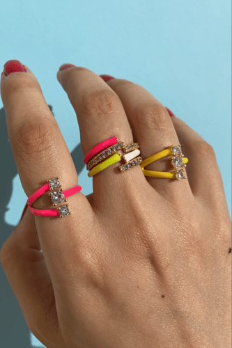 خاتم ميليسا كاي : اصفر