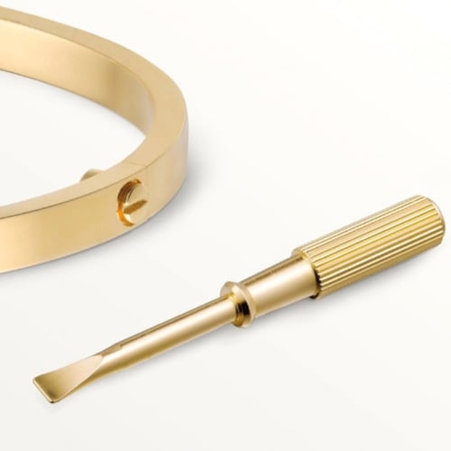 اسوارة Love ساده نحيف - قولد