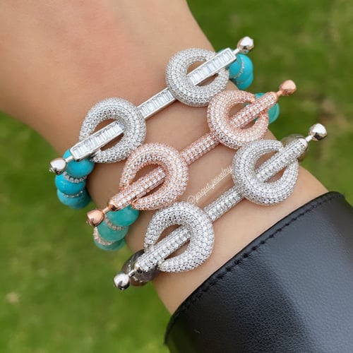 اسواره الاحجار الكريمة تيفاني : روز قولد