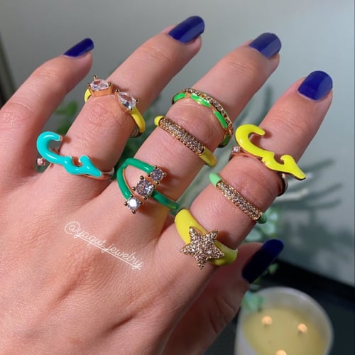 خاتم حب : اخضر