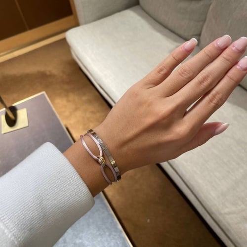 اسوارة Love ساده نحيف - سلڤر