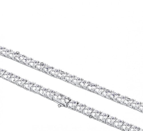 عقد التنس 5mm : سلڤر