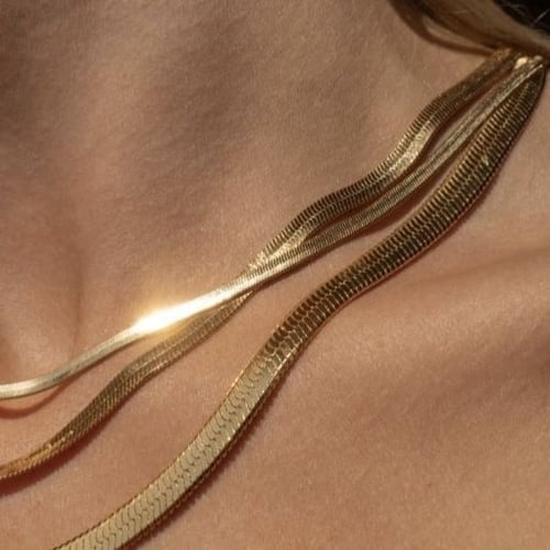 عقد فلات 4mm : قولد