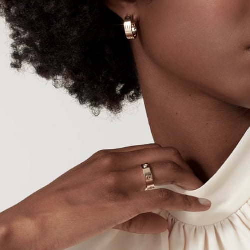 خاتم love هاف زركون : قولد