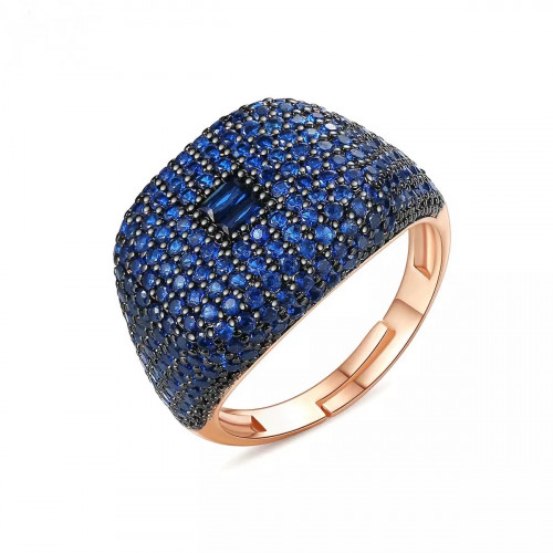 خاتم فُل زركون ازرق : روز قولد