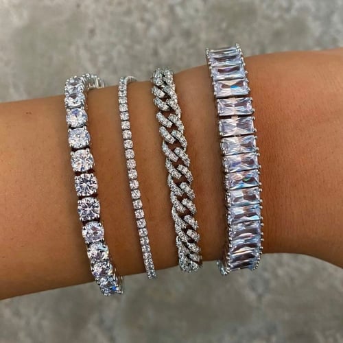 اسواره التنس عرض 5mm : سلڤر