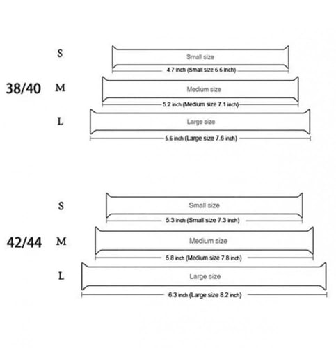 سوار ساعة ابل 6 5 4 SE 40 رياضية مضفره لينه من الم...