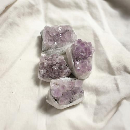 Raw Chevron Amethyst