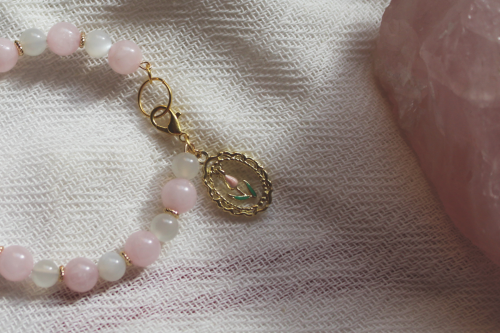 Daydream Tulip : Rose Quartz x Moonstone