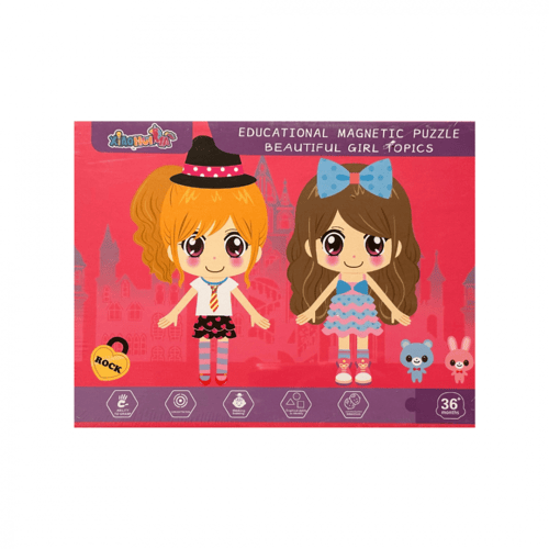 بزل تركيب مع مغناطيس العاب الغاز للأطفال