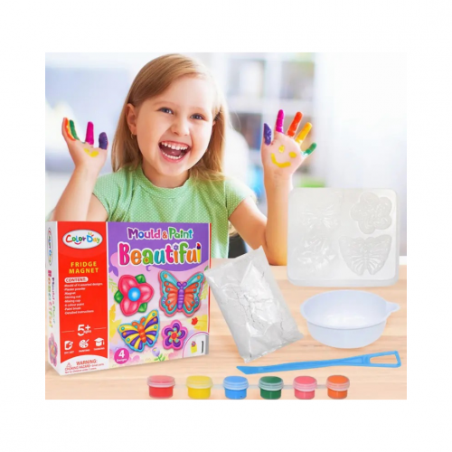 لعبة تلوين أشكال الجبس للأطفال