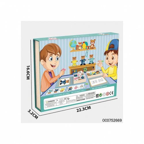 بزل تركيب مع مغناطيس العاب الغاز للأطفال