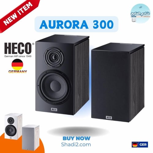 HECO Aurora XT 300 2-WAY BOOKSHELF SPEAKERS (Pair)