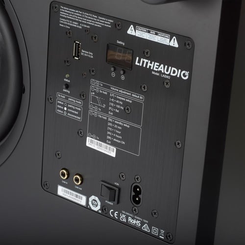 مكبر صوت سبووفر لاسلكي بتقنية Lithe WiSA Active