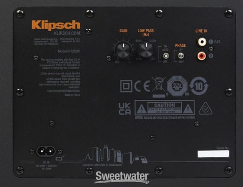 مضخم صوت Klipsch R-121SW اسود