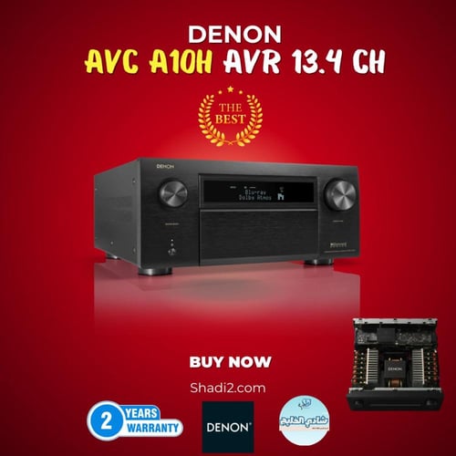 Denon AVC A10H 13.4-Ch 8K Home Theater Receiver (1...