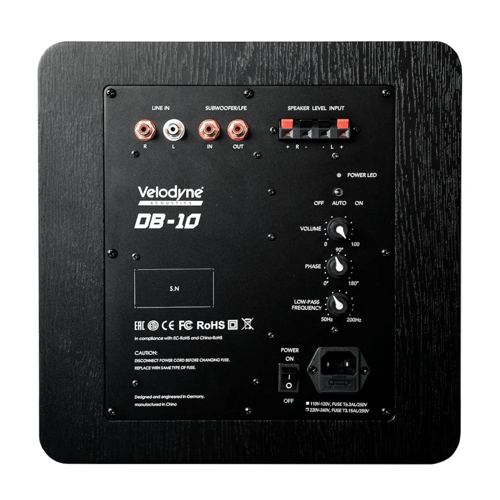 Velodyne Acoustics Deep Blue 10 - Active Subwoofer