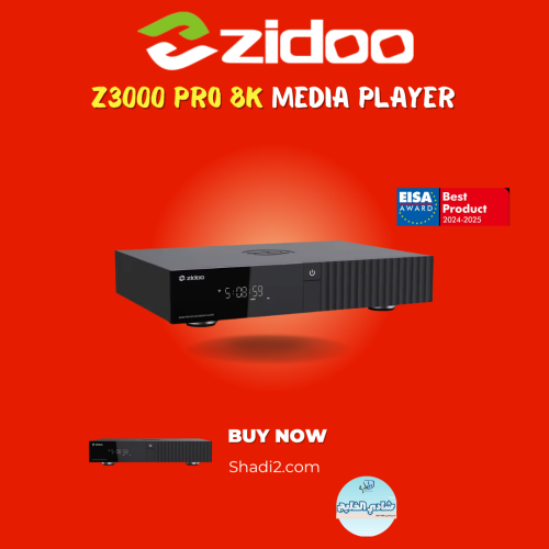 ZIDOO Z3000 PRO PROFFESIONAL MEDIA PLAYER 8K
