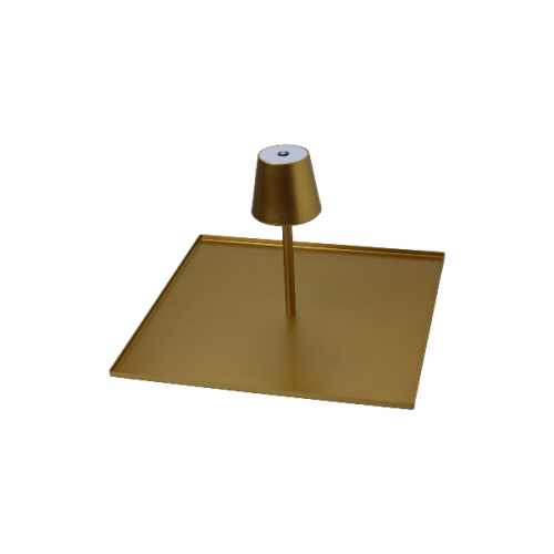 أباجورة ذهبية مع قاعدة Golden lampshade with a bas...