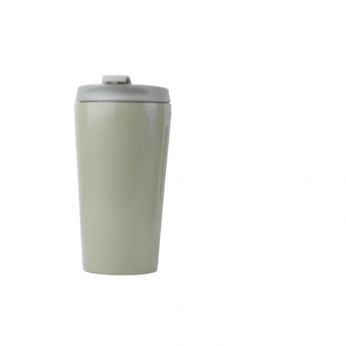 كوب ستانلس ستيل بيج 380 مل Beige stainless steel c...