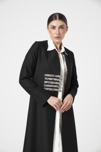 كتان صيفي مع قصات ازرار مشجره