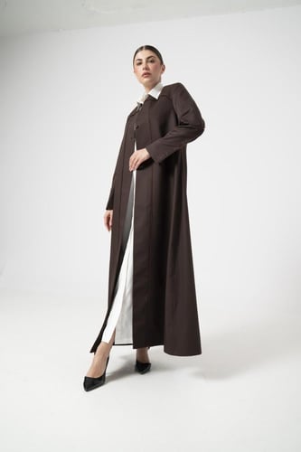 كتان باللون البني الغامق