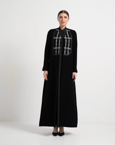 كريب اسود مع تل فرنسي