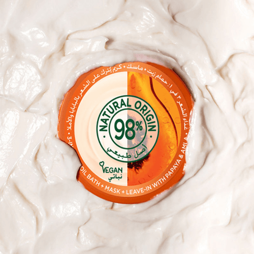 الترا دو غذاء الشعر المرمم 3 في 1 بالبابايا من قار...